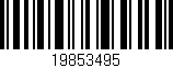 Código de barras (EAN, GTIN, SKU, ISBN): '19853495'