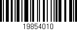 Código de barras (EAN, GTIN, SKU, ISBN): '19854010'