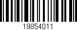 Código de barras (EAN, GTIN, SKU, ISBN): '19854011'