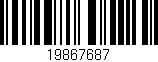 Código de barras (EAN, GTIN, SKU, ISBN): '19867687'
