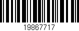 Código de barras (EAN, GTIN, SKU, ISBN): '19867717'