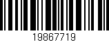 Código de barras (EAN, GTIN, SKU, ISBN): '19867719'