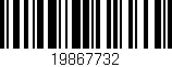 Código de barras (EAN, GTIN, SKU, ISBN): '19867732'