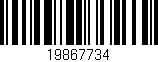 Código de barras (EAN, GTIN, SKU, ISBN): '19867734'