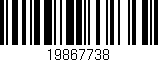 Código de barras (EAN, GTIN, SKU, ISBN): '19867738'