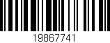Código de barras (EAN, GTIN, SKU, ISBN): '19867741'