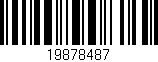 Código de barras (EAN, GTIN, SKU, ISBN): '19878487'