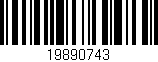 Código de barras (EAN, GTIN, SKU, ISBN): '19890743'