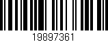 Código de barras (EAN, GTIN, SKU, ISBN): '19897361'