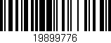 Código de barras (EAN, GTIN, SKU, ISBN): '19899776'