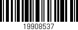 Código de barras (EAN, GTIN, SKU, ISBN): '19908537'