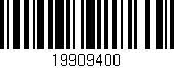 Código de barras (EAN, GTIN, SKU, ISBN): '19909400'