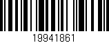 Código de barras (EAN, GTIN, SKU, ISBN): '19941861'