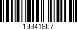 Código de barras (EAN, GTIN, SKU, ISBN): '19941867'
