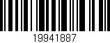 Código de barras (EAN, GTIN, SKU, ISBN): '19941887'