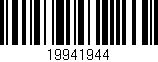 Código de barras (EAN, GTIN, SKU, ISBN): '19941944'