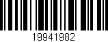 Código de barras (EAN, GTIN, SKU, ISBN): '19941982'