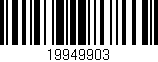 Código de barras (EAN, GTIN, SKU, ISBN): '19949903'