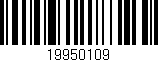 Código de barras (EAN, GTIN, SKU, ISBN): '19950109'