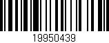 Código de barras (EAN, GTIN, SKU, ISBN): '19950439'