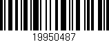 Código de barras (EAN, GTIN, SKU, ISBN): '19950487'