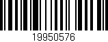 Código de barras (EAN, GTIN, SKU, ISBN): '19950576'