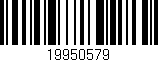 Código de barras (EAN, GTIN, SKU, ISBN): '19950579'