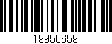 Código de barras (EAN, GTIN, SKU, ISBN): '19950659'