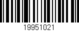 Código de barras (EAN, GTIN, SKU, ISBN): '19951021'