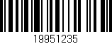 Código de barras (EAN, GTIN, SKU, ISBN): '19951235'