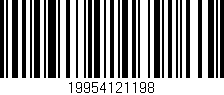 Código de barras (EAN, GTIN, SKU, ISBN): '19954121198'