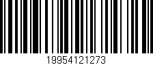 Código de barras (EAN, GTIN, SKU, ISBN): '19954121273'
