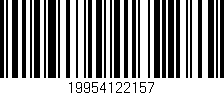 Código de barras (EAN, GTIN, SKU, ISBN): '19954122157'