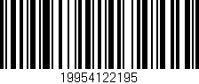 Código de barras (EAN, GTIN, SKU, ISBN): '19954122195'