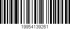 Código de barras (EAN, GTIN, SKU, ISBN): '19954139261'