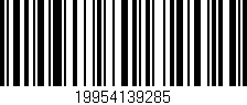 Código de barras (EAN, GTIN, SKU, ISBN): '19954139285'