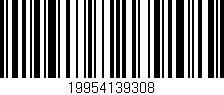 Código de barras (EAN, GTIN, SKU, ISBN): '19954139308'
