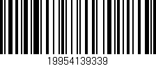 Código de barras (EAN, GTIN, SKU, ISBN): '19954139339'