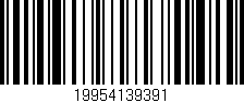 Código de barras (EAN, GTIN, SKU, ISBN): '19954139391'