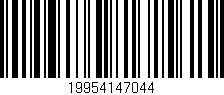 Código de barras (EAN, GTIN, SKU, ISBN): '19954147044'