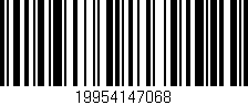 Código de barras (EAN, GTIN, SKU, ISBN): '19954147068'