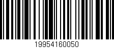 Código de barras (EAN, GTIN, SKU, ISBN): '19954160050'