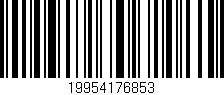 Código de barras (EAN, GTIN, SKU, ISBN): '19954176853'