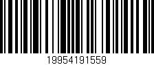 Código de barras (EAN, GTIN, SKU, ISBN): '19954191559'