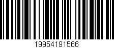 Código de barras (EAN, GTIN, SKU, ISBN): '19954191566'