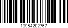 Código de barras (EAN, GTIN, SKU, ISBN): '19954202767'