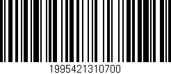 Código de barras (EAN, GTIN, SKU, ISBN): '1995421310700'