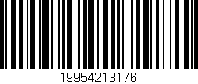 Código de barras (EAN, GTIN, SKU, ISBN): '19954213176'