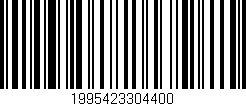 Código de barras (EAN, GTIN, SKU, ISBN): '1995423304400'
