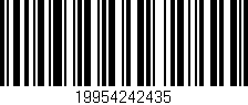 Código de barras (EAN, GTIN, SKU, ISBN): '19954242435'